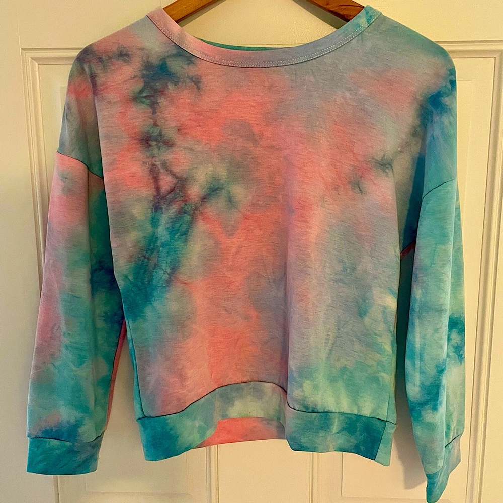 Girls French Terry Sweatshirt, size 12